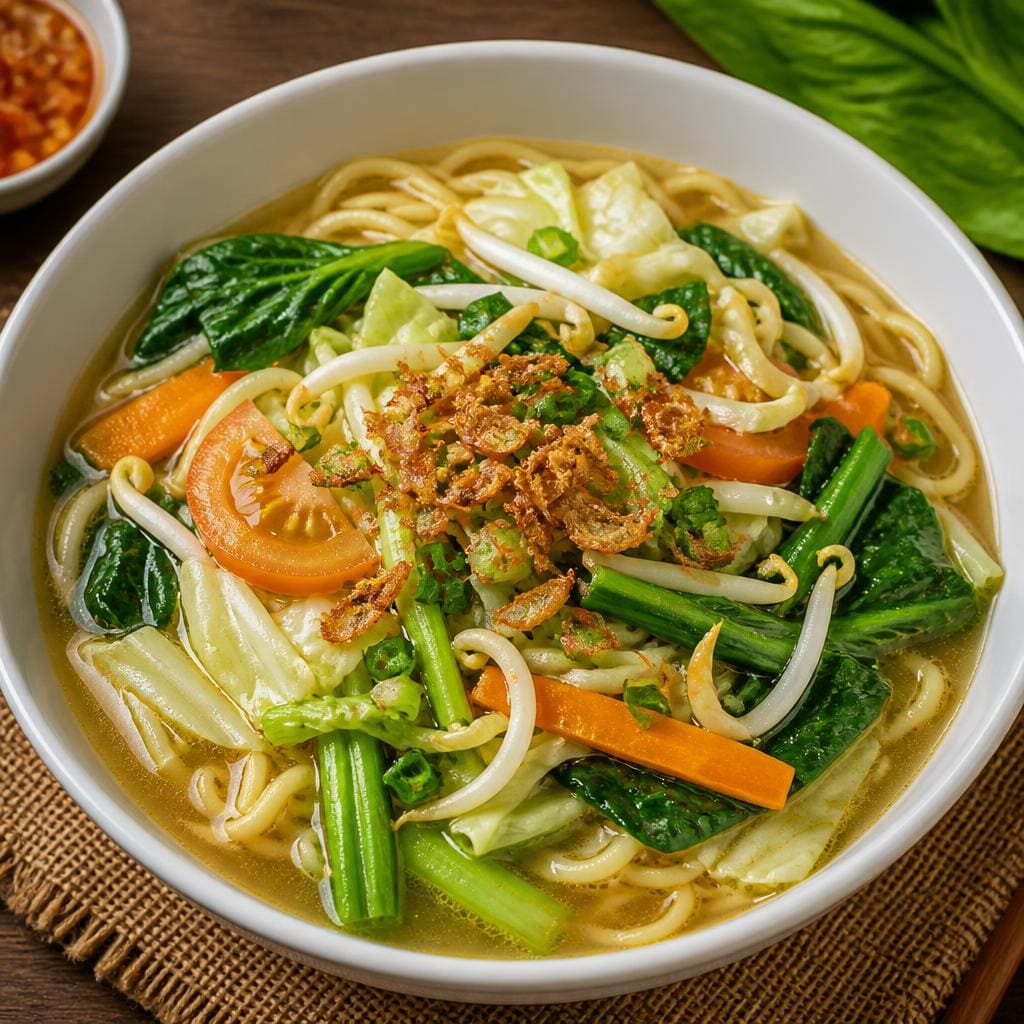 Mie Rebus Sayur